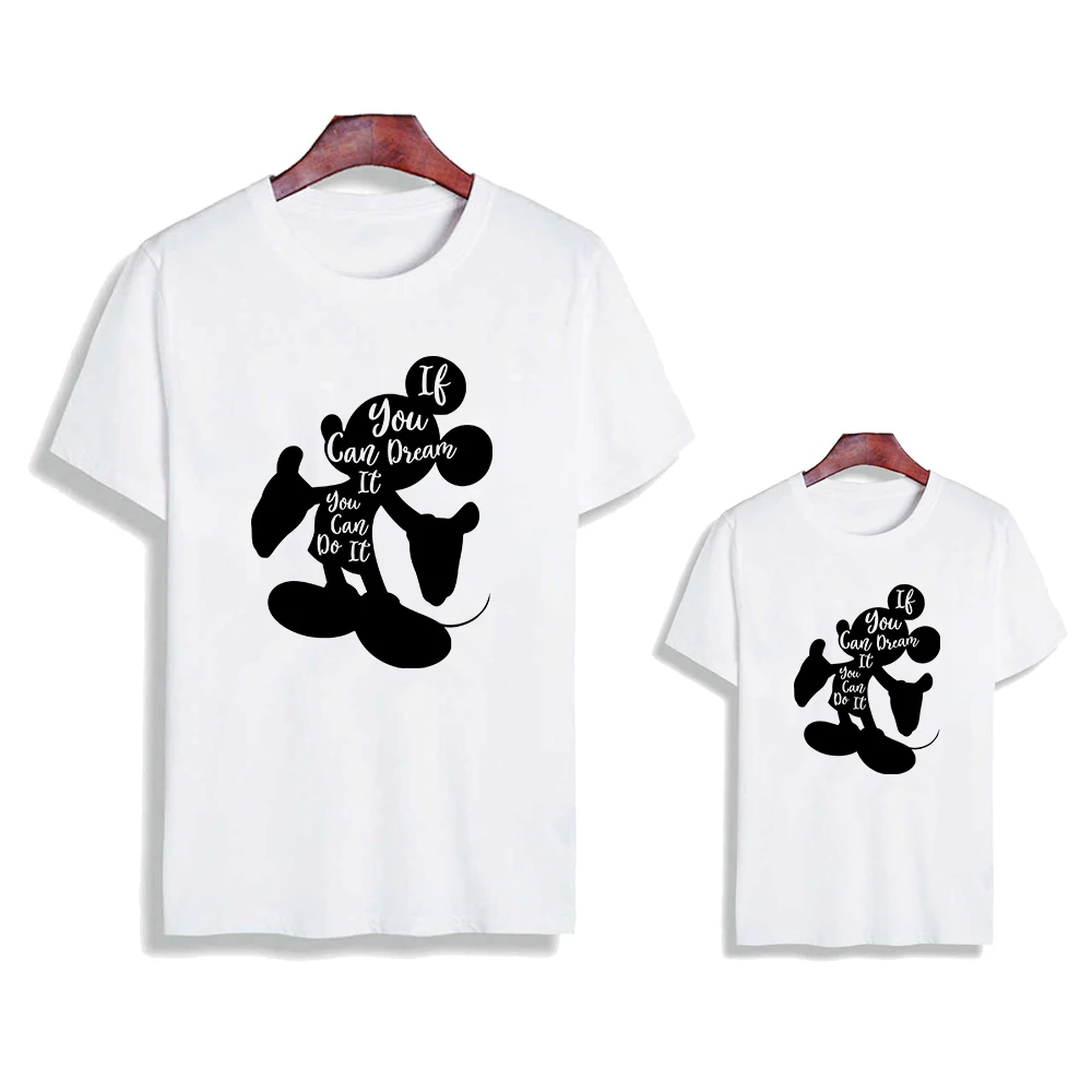 Disney Graffiti Letter Mickey Mouse Femely Bow On The Whole Family T-Shirt European Fashion Baby Summer Outfit 2022 Mother Kids
Disney Graffiti Letter Mickey Mouse Femely Bow On The Whole Family T-Shirt European Fashion Baby Summer Outfit 2022 Mother Kids