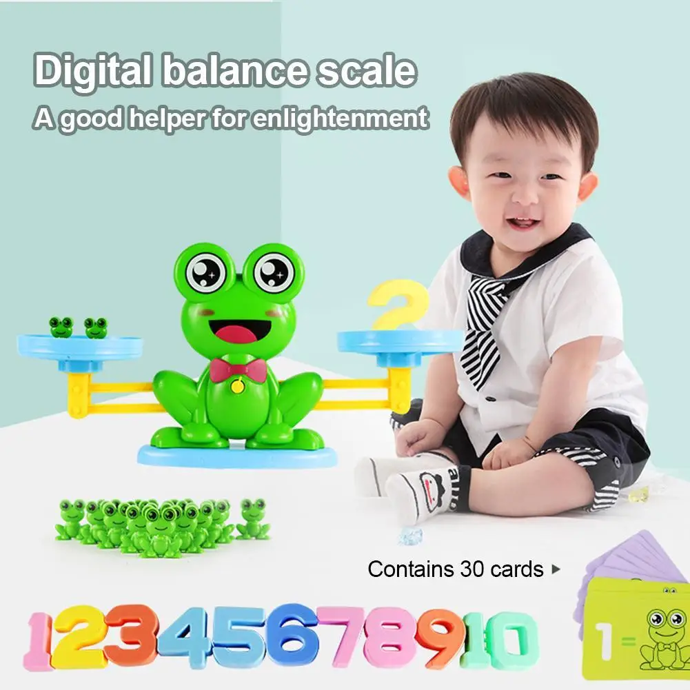 Kids Cute Frog Math Addition Subtraction Balance Scale Puzzle Game Education Toy
Kids Cute Frog Math Addition Subtraction Balance Scale Puzzle Game Education Toy
