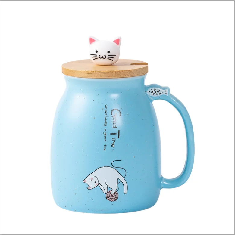 450ml ceramic cat mug with lid and spoon coffee tea cups milk breakfast mug mugs novelty gifts
450ml ceramic cat mug with lid and spoon coffee tea cups milk breakfast mug mugs novelty gifts