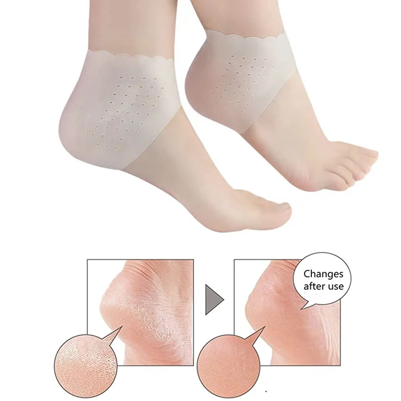 2pcs Moisturizing Gel Heel Thin Socks Silicone Pedicure Socks For Heel Cracked Relief Feet Pain Foot Care Tool Protective Cover
2pcs Moisturizing Gel Heel Thin Socks Silicone Pedicure Socks For Heel Cracked Relief Feet Pain Foot Care Tool Protective Cover