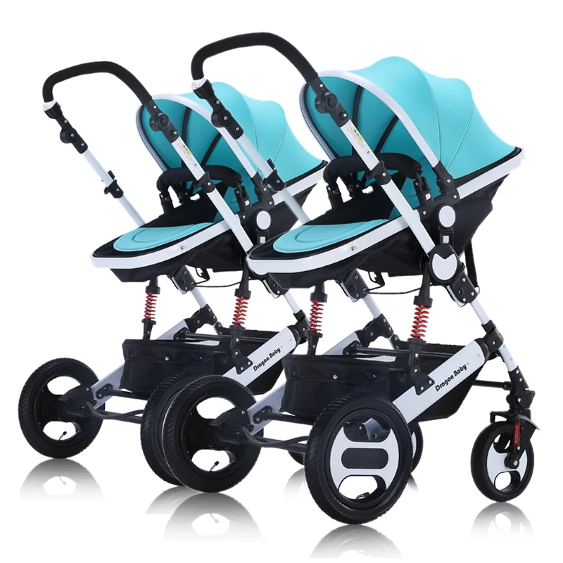 Twin Baby Strollers Can Sit and Detachable High Landscape Light Folding Shock Double Stroller Two Tire Cart
Twin Baby Strollers Can Sit and Detachable High Landscape Light Folding Shock Double Stroller Two Tire Cart