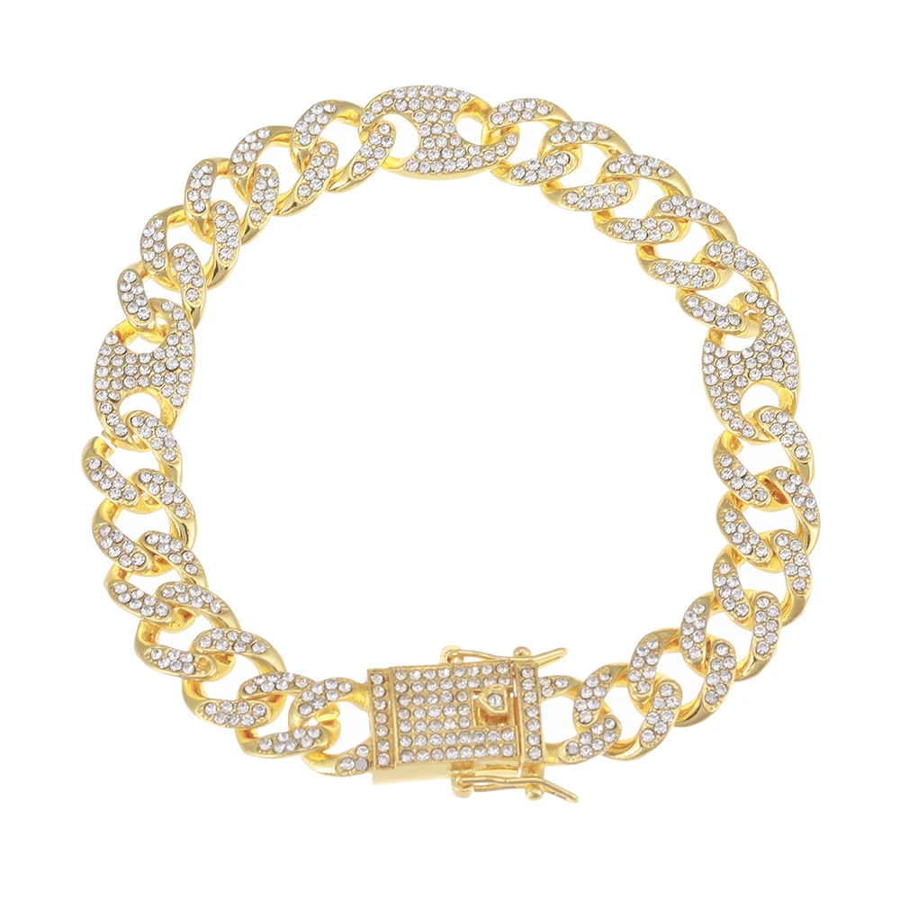 Rhinestone Iced Out Cuban Link Necklace Chain Men Miami Curb Cuban Chain Bling Rapper Necklace Bracelet for Men HipHop Jewelry
Rhinestone Iced Out Cuban Link Necklace Chain Men Miami Curb Cuban Chain Bling Rapper Necklace Bracelet for Men HipHop Jewelry