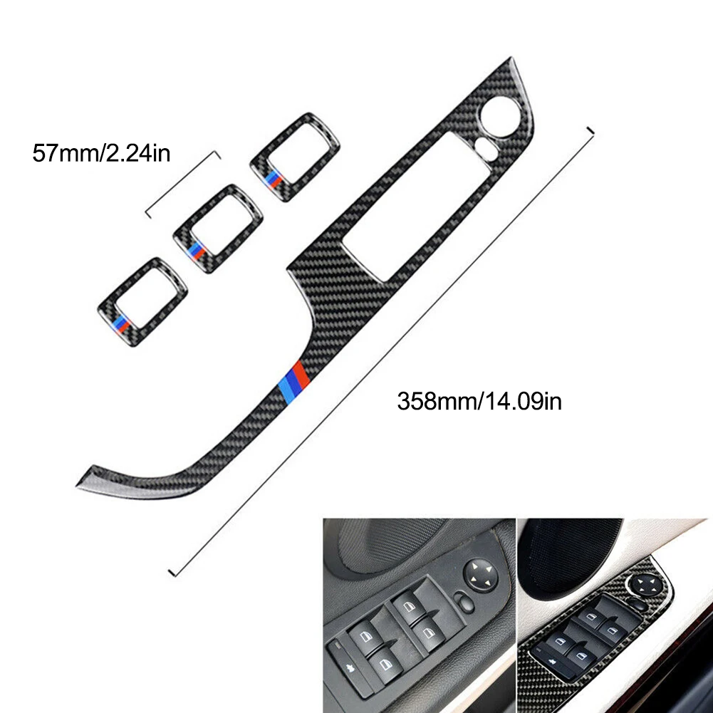 Carbon Fiber Power Window Switch Cover 4PCS Trim Accessories For BMW 3 E90 E92 E93
Carbon Fiber Power Window Switch Cover 4PCS Trim Accessories For BMW 3 E90 E92 E93