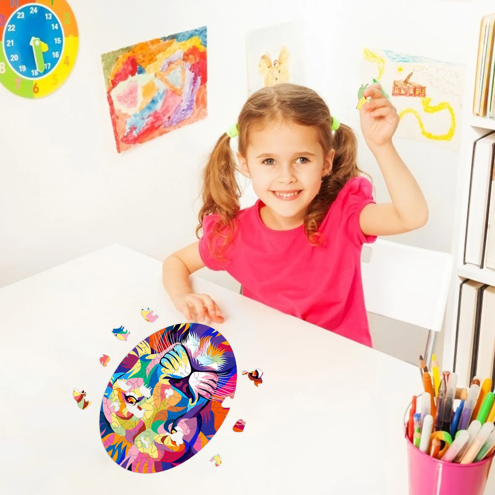 HIINST Tiger pattern 3D Building Block Wooden Jigsaws Puzzles Unique Shape Pieces Animals Puzzles Drop Ship 2021
HIINST Tiger pattern 3D Building Block Wooden Jigsaws Puzzles Unique Shape Pieces Animals Puzzles Drop Ship 2021