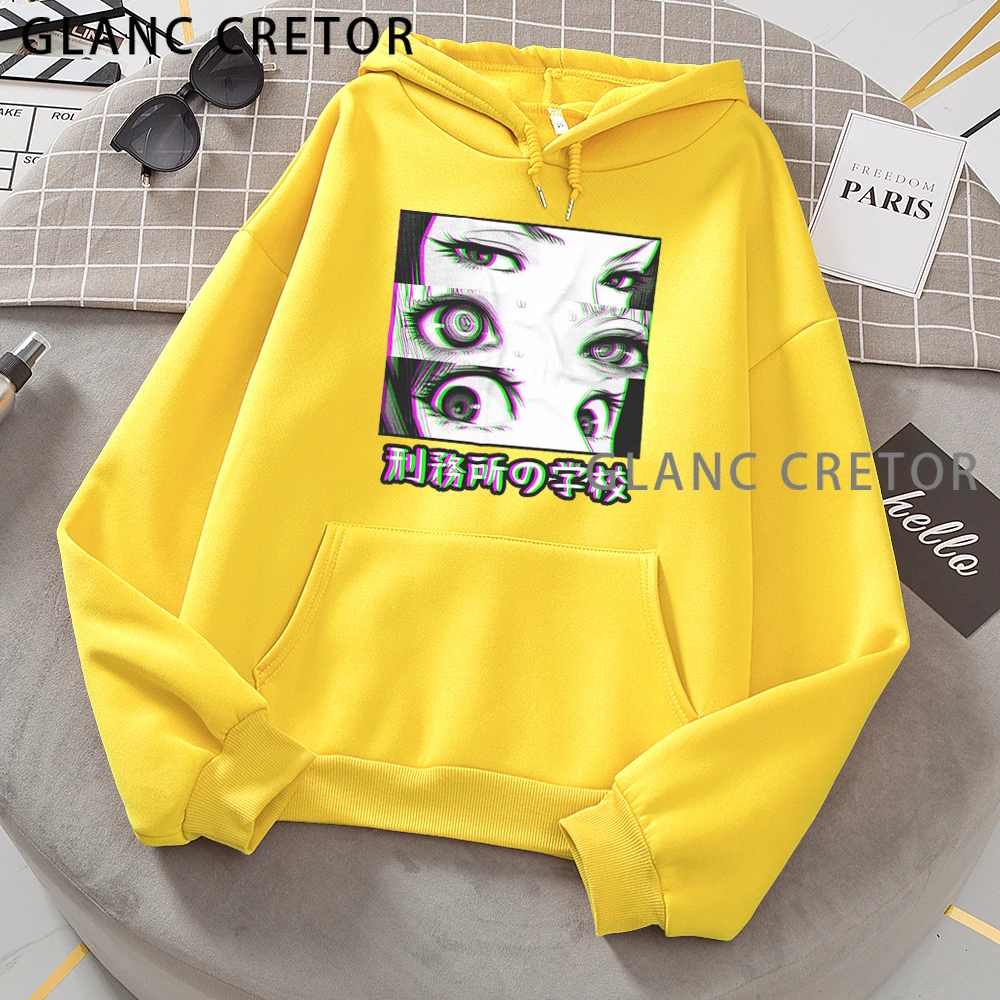 Prison School Eyes Sad Kawaii Anime Harajuku Hoodie Women Ullzang Cute Korean Style Sweatshirt 90s Fashion Graphic Hoody Female
Prison School Eyes Sad Kawaii Anime Harajuku Hoodie Women Ullzang Cute Korean Style Sweatshirt 90s Fashion Graphic Hoody Female