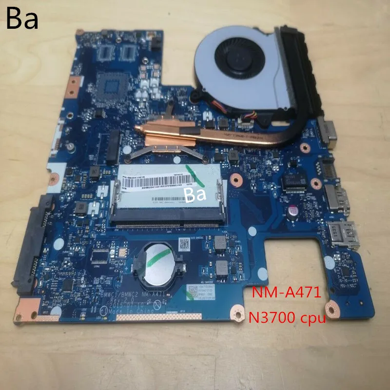 Проверьте независимую материнскую плату N3700 CPU NM-A471 для материнской платы ноутбука Lenovo Ideapad 300-15IBR
Проверьте независимую материнскую плату N3700 CPU NM-A471 для материнской платы ноутбука Lenovo Ideapad 300-15IBR