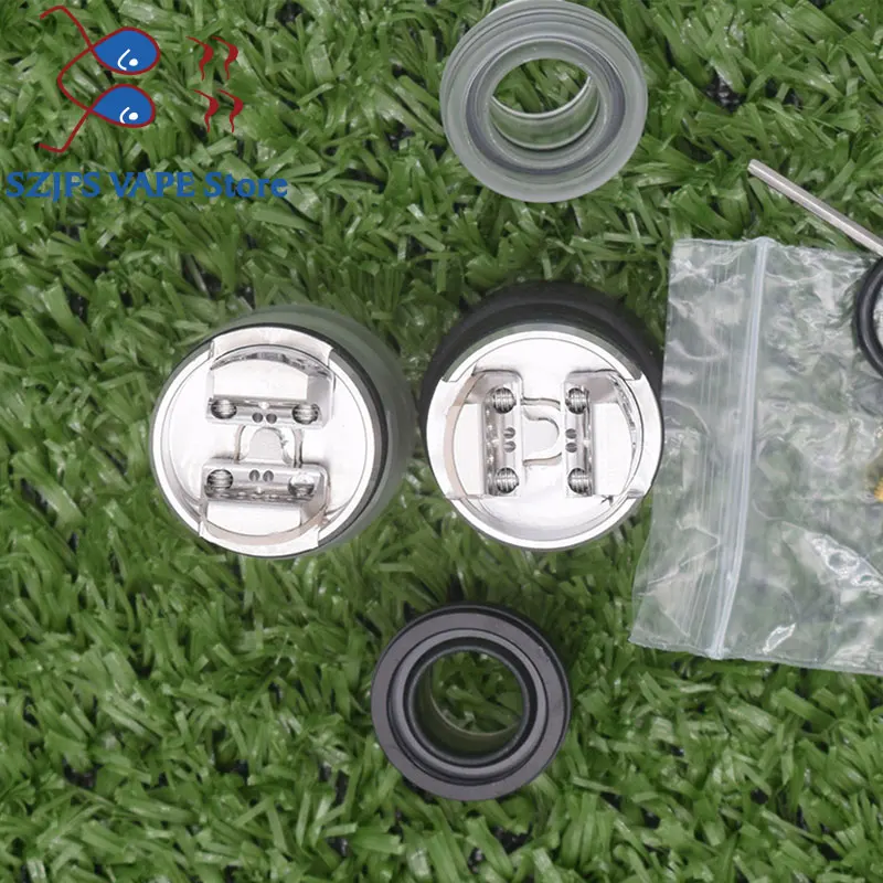 Relod S RDA 24 Atomizer Rebuildable Dripping With Wide Bore 810 Drip Tip ultem cap bottom feeding bf pin Fit Screws 510 Vape Mod
Relod S RDA 24 Atomizer Rebuildable Dripping With Wide Bore 810 Drip Tip ultem cap bottom feeding bf pin Fit Screws 510 Vape Mod
