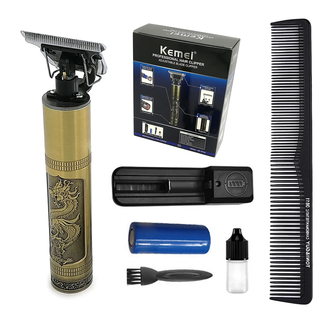 KEMEI Electric Hair Clipper Trimmer USB Rechargeable 0mm Men Barber Beard Shaver Hair Cutting Machine Hairdressing tool
KEMEI Electric Hair Clipper Trimmer USB Rechargeable 0mm Men Barber Beard Shaver Hair Cutting Machine Hairdressing tool