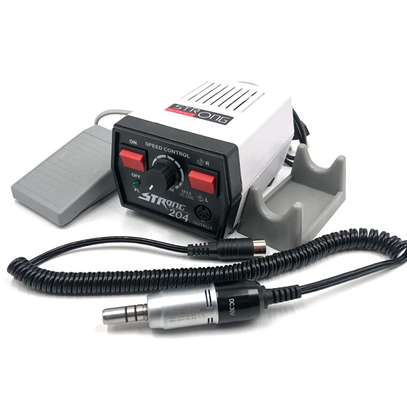 Dental Lab Strong 204 Electric Micromotor Machine E-type Motor M33ES Handpiece for Polishing sculpture polisher 35k RPM
Dental Lab Strong 204 Electric Micromotor Machine E-type Motor M33ES Handpiece for Polishing sculpture polisher 35k RPM