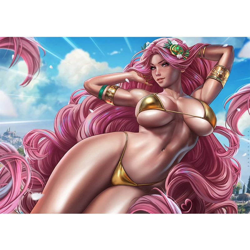 Sexy Summer Girl Canvas Art Poster Anime Pink Hair Nude Woman Print Custom HD Hanging Pictures Wall Painting for Living Room
Sexy Summer Girl Canvas Art Poster Anime Pink Hair Nude Woman Print Custom HD Hanging Pictures Wall Painting for Living Room