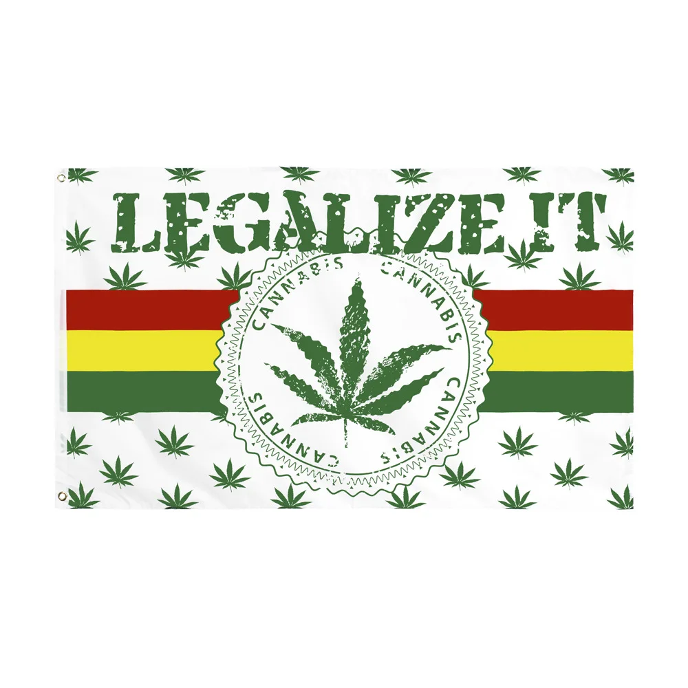 50pcs Legalize It Marijuana Flag China Wholesale Good Quality 3x5ft Polyester Printing Tobacco Banner Smoke Banner 90x150cm
50pcs Legalize It Marijuana Flag China Wholesale Good Quality 3x5ft Polyester Printing Tobacco Banner Smoke Banner 90x150cm