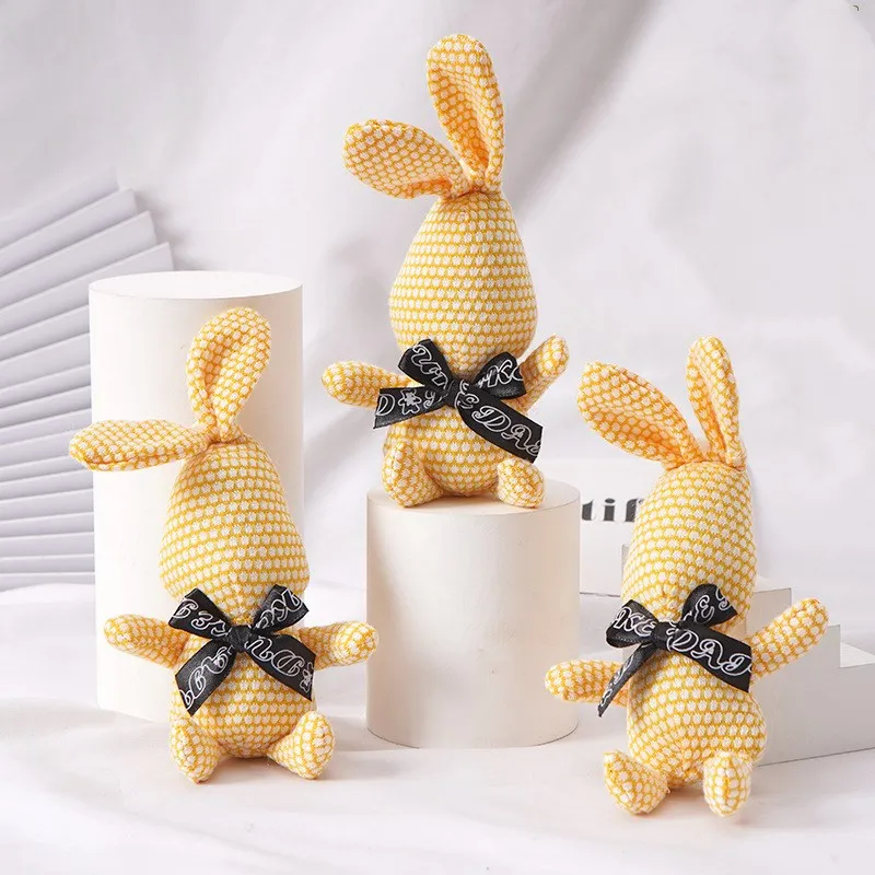 18cm Plush Bow Bunny Doll Toys Kids Sleeping Back Cushion Cute Stuffed Rabbit Baby Accompany Dolls Xmas Gift
18cm Plush Bow Bunny Doll Toys Kids Sleeping Back Cushion Cute Stuffed Rabbit Baby Accompany Dolls Xmas Gift