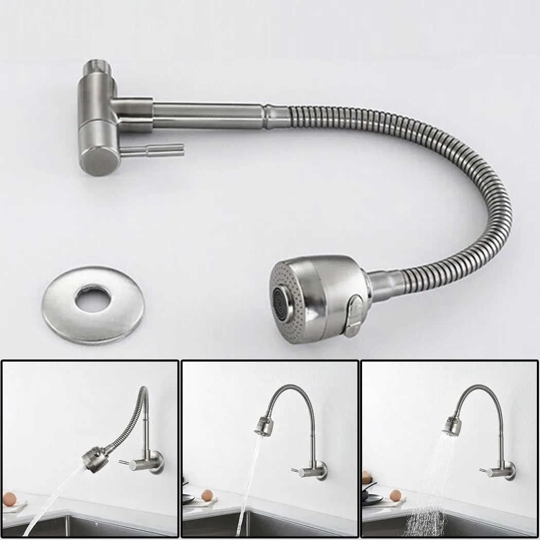 Brushed Nickel Wall Mount Kitchen Filler Laundry Stainless Steel Faucet Sprayer Kitchen Sink Mixer Tap Stream Sprayer Head
Brushed Nickel Wall Mount Kitchen Filler Laundry Stainless Steel Faucet Sprayer Kitchen Sink Mixer Tap Stream Sprayer Head