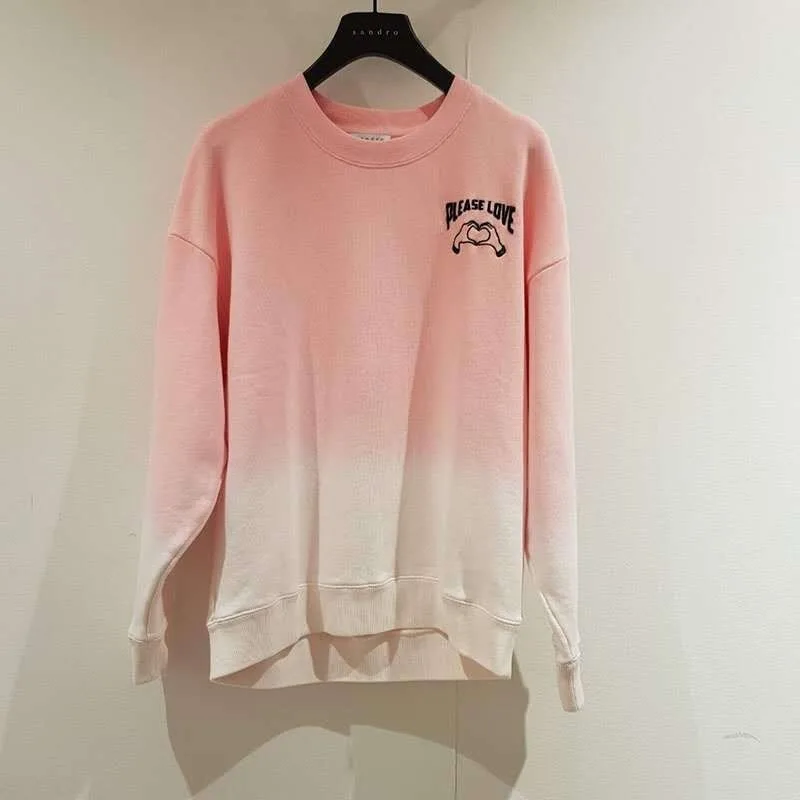 Chic autumn 2020 new Womens Loose crew neck casual letter love embroidery Sweatshirts Hoodies Women Gradients Hooded Simple
Chic autumn 2020 new Womens Loose crew neck casual letter love embroidery Sweatshirts Hoodies Women Gradients Hooded Simple