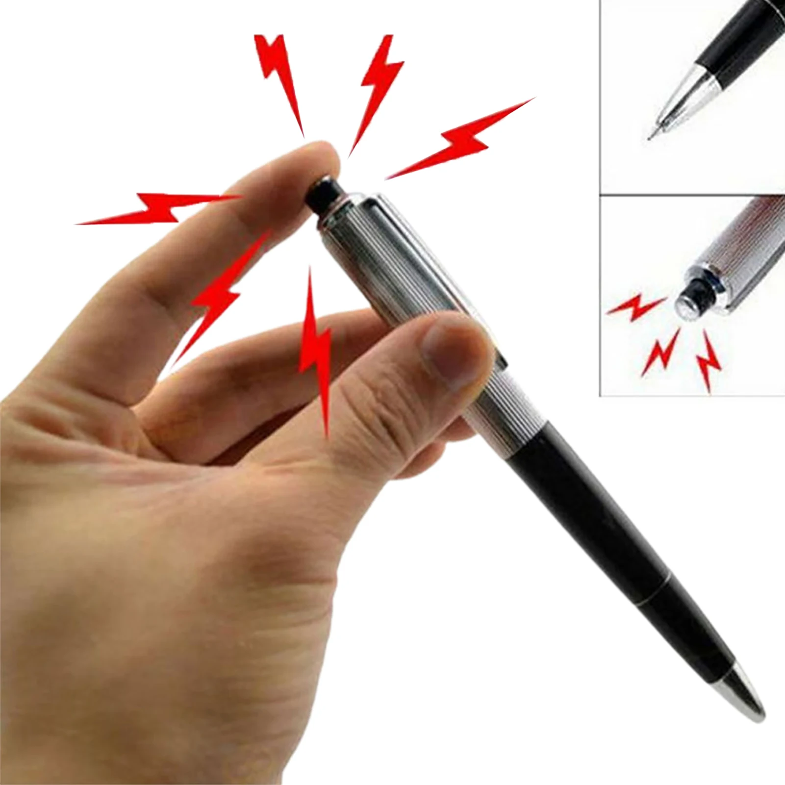 Electric Shock Pen Toy Fun Writable Ball Point Pen Utility Gadget Gag Joke Funny Prank Trick Novelty Friend's Best Gift
Electric Shock Pen Toy Fun Writable Ball Point Pen Utility Gadget Gag Joke Funny Prank Trick Novelty Friend's Best Gift