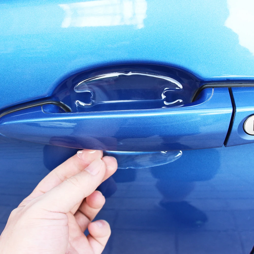 Наклейки на дверные ручки автомобиля устойчивая к царапинам прозрачная защитная