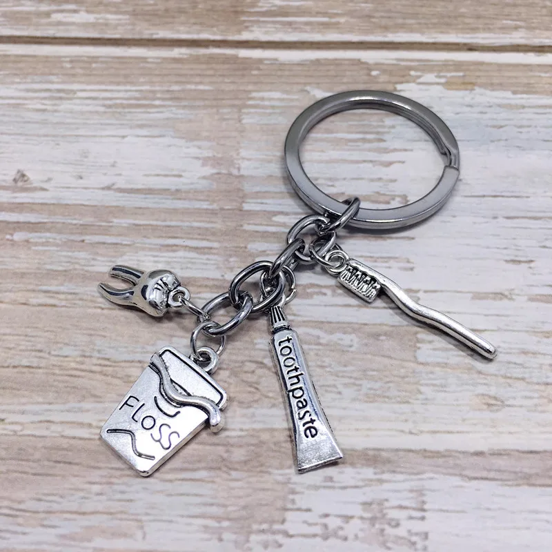 Creative Teeth Keychain Toothbrush Toothpaste Alloy Keychain Exquisite Dental Care Doctor Nurse Home Accessories
Creative Teeth Keychain Toothbrush Toothpaste Alloy Keychain Exquisite Dental Care Doctor Nurse Home Accessories