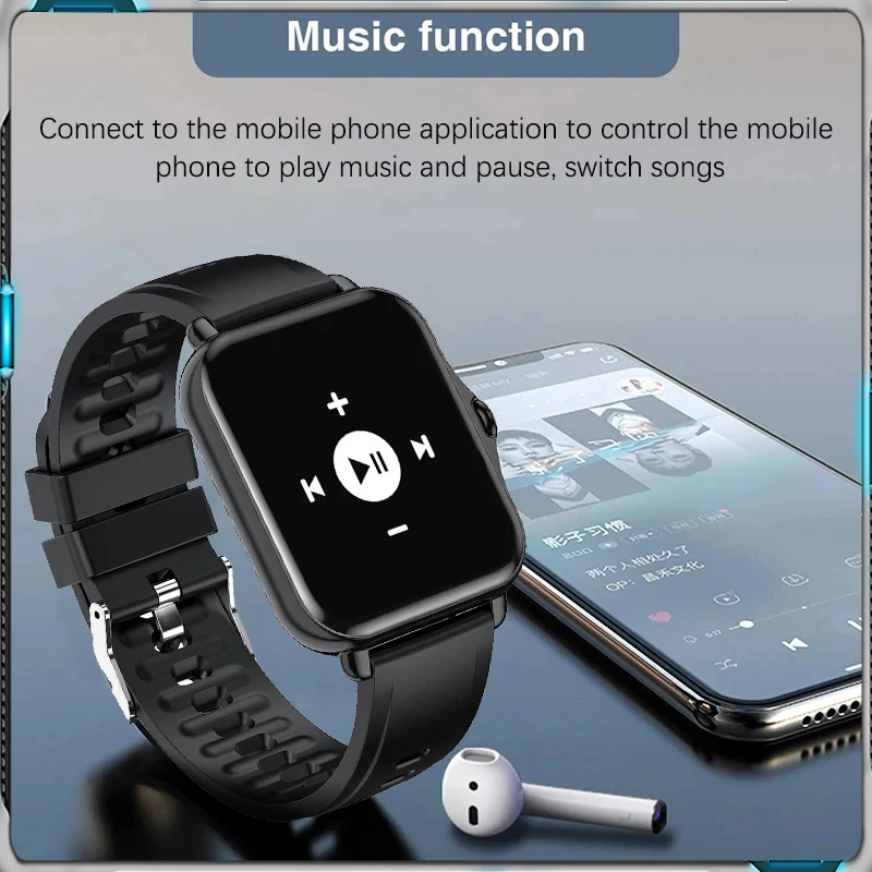 Music Bluetooth Phone Smart Watch Men Waterproof Sport Fitness Watch Health Tracker Weather Display 2021 New Smart Watches Woman 
Music Bluetooth Phone Smart Watch Men Waterproof Sport Fitness Watch Health Tracker Weather Display 2021 New Smart Watches Woman