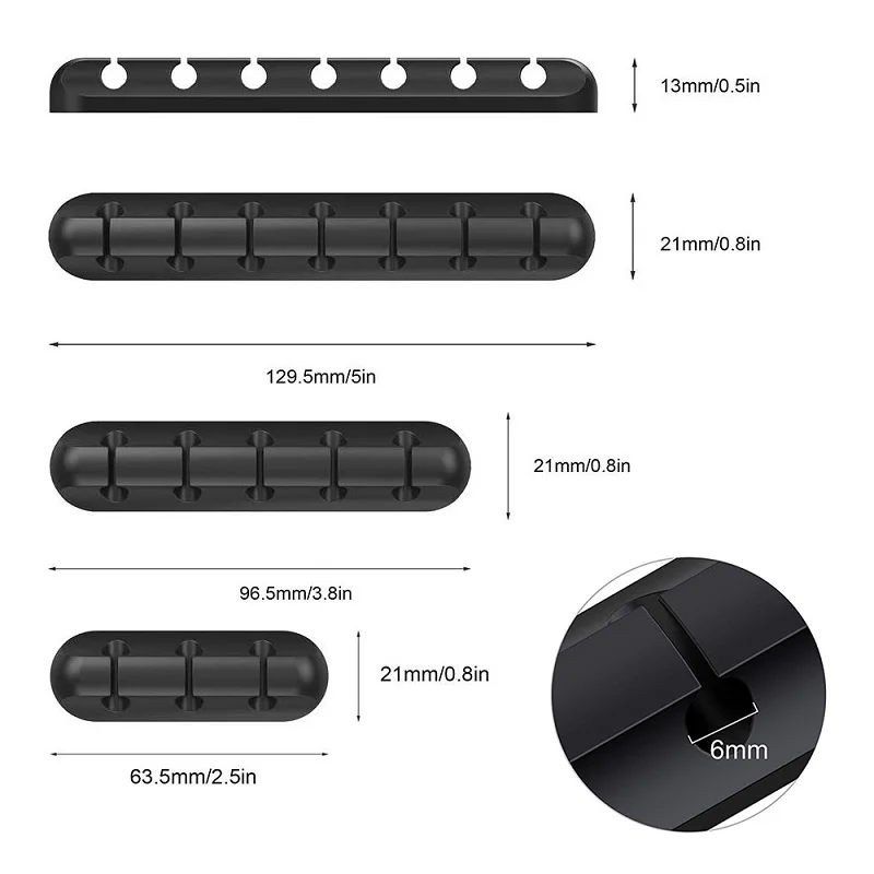USB Cable Winder Desktop Cable Organizer Management Clips Cable Holder Cord Organizer Wire Cord Holder Black
USB Cable Winder Desktop Cable Organizer Management Clips Cable Holder Cord Organizer Wire Cord Holder Black