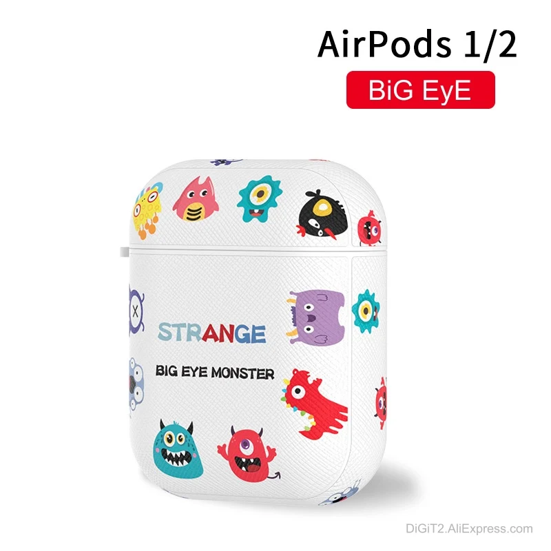 Чехол AirPods для AirPods Pro или AirPods1/2, силиконовый кожаный чехол с рисунком/милый крутой чехол с изображением большого глаза монстра из мультфильм...
Чехол AirPods для AirPods Pro или AirPods1/2, силиконовый кожаный чехол с рисунком/милый крутой чехол с изображением большого глаза монстра из мультфильм...