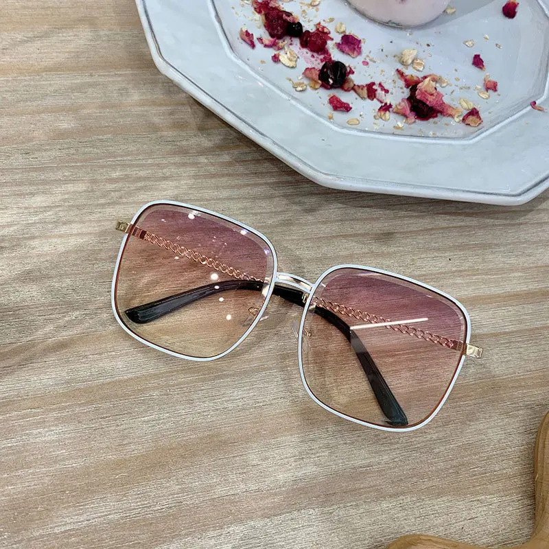 CHAIAI 2019 Metal Square Mirror Sunglasses Women Ocean Lens Classic Shopping Glasses Brand Designer Oculos De Sol Feminino | Аксессуары