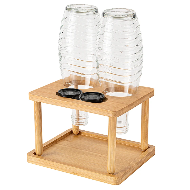 Soda Stream Bottle Holder Removable Drip Holder Accessories Made Bamboo Washable Scratch Rust Resistant for Emil bottles
Soda Stream Bottle Holder Removable Drip Holder Accessories Made Bamboo Washable Scratch Rust Resistant for Emil bottles