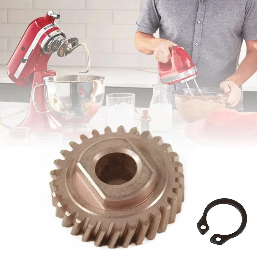 1 X Worm Gear + 1 X Circlip For Worm Gear For Kitchen Aid Mixer High Quality Durable Practical Hand Tools Part
1 X Worm Gear + 1 X Circlip For Worm Gear For Kitchen Aid Mixer High Quality Durable Practical Hand Tools Part