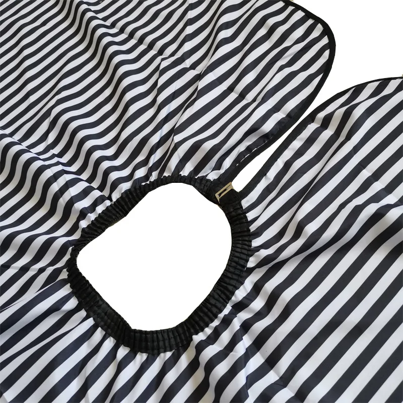 New Striped Black And White Haircut Cloth Cutting Hair Pro Salon Cape Hairdressing Hairdresser Cloth Gown Barber
New Striped Black And White Haircut Cloth Cutting Hair Pro Salon Cape Hairdressing Hairdresser Cloth Gown Barber