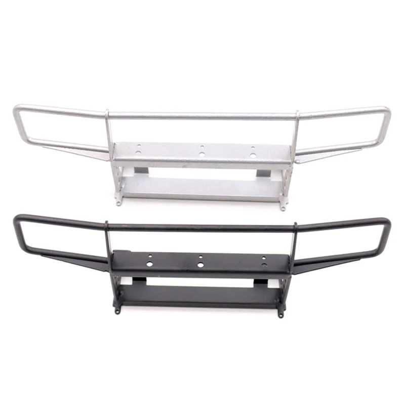 2 Pcs Metal Front Bumper For Traxxas Trx-4 1/10 Rc Crawler Model Car-Silver & Black
2 Pcs Metal Front Bumper For Traxxas Trx-4 1/10 Rc Crawler Model Car-Silver & Black