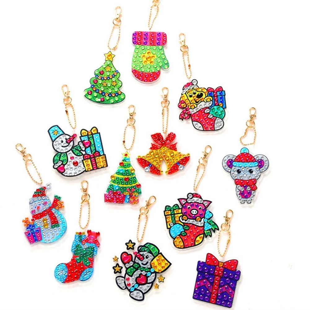 5D Diamond Painting Key Chain DIY Full Painting Christmas Tree Pendant Keyring Diamond Art Craft Bag Decor DIY Decorations Decor
5D Diamond Painting Key Chain DIY Full Painting Christmas Tree Pendant Keyring Diamond Art Craft Bag Decor DIY Decorations Decor