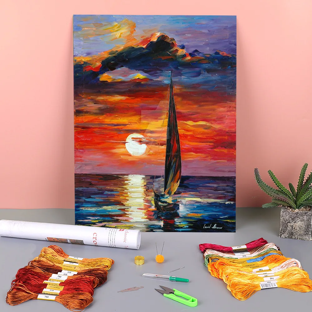 Towards The Sun Printed 11CT Cross Stitch Embroidery Set DMC Threads Painting Sewing Hobby Handmade Floss Promotions Decor
Towards The Sun Printed 11CT Cross Stitch Embroidery Set DMC Threads Painting Sewing Hobby Handmade Floss Promotions Decor