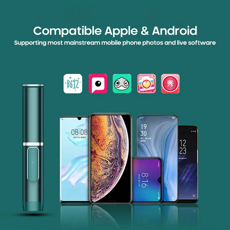 Wireless Bluetooth-compatible Selfie Stick Extendable Handheld Monopod FoldableTripod With Shutter Remote For IPhone Xiaomi
Wireless Bluetooth-compatible Selfie Stick Extendable Handheld Monopod FoldableTripod With Shutter Remote For IPhone Xiaomi