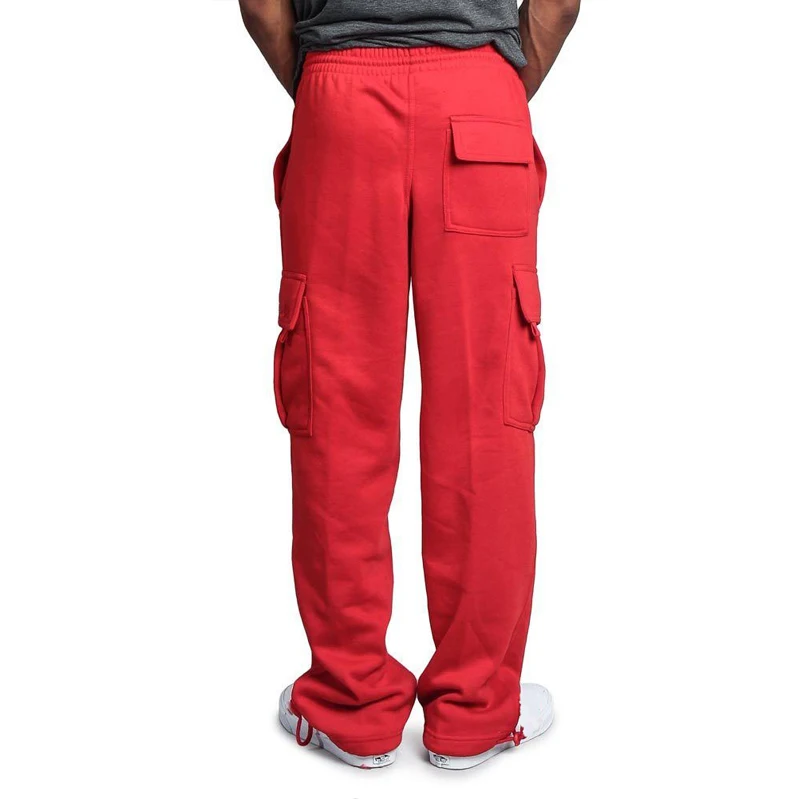 Men's Sports Casual Loose Fleece Sweatpants Solid Color Baggy Jogger Longe Pants Multi Pocket Straight Pants
Men's Sports Casual Loose Fleece Sweatpants Solid Color Baggy Jogger Longe Pants Multi Pocket Straight Pants