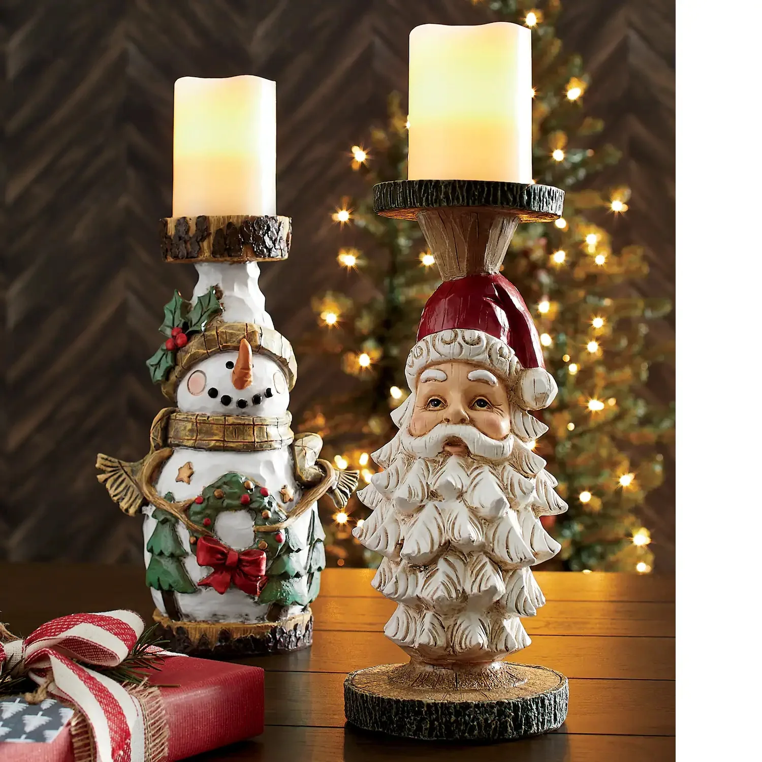 Snowman Carved Candle Holder Santa Claus Carved Candle Holder Home Living Room Desktop Decoration Gift Christmas Decoration
Snowman Carved Candle Holder Santa Claus Carved Candle Holder Home Living Room Desktop Decoration Gift Christmas Decoration