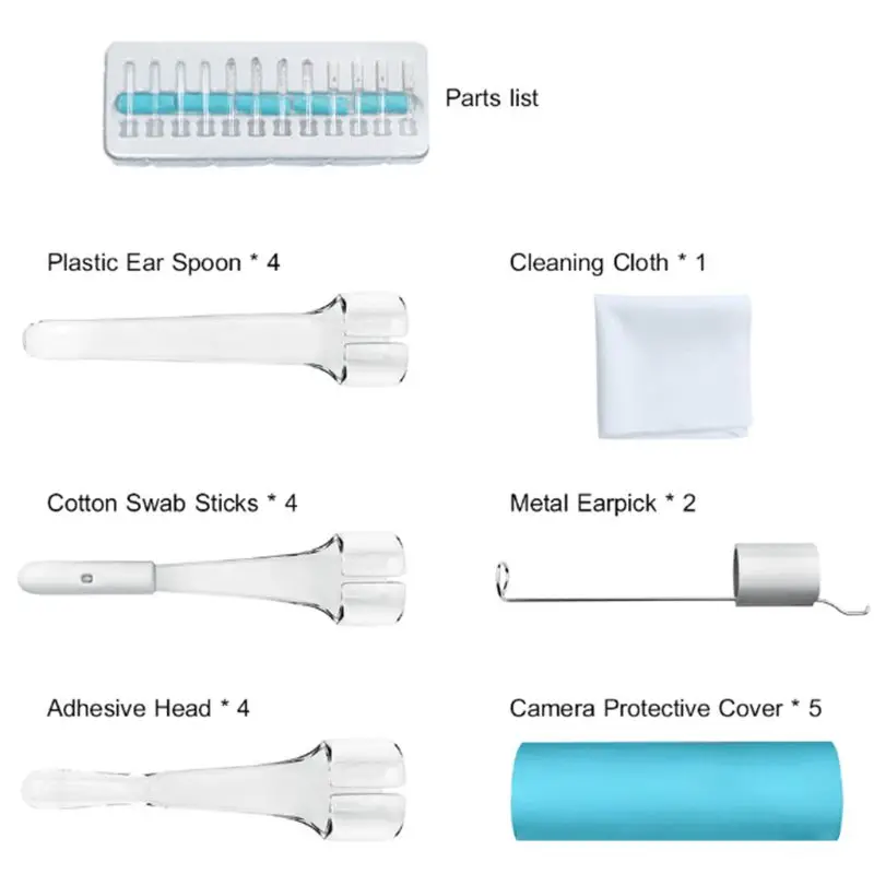 Ear Cleaning Endoscope 3-in-1 USB Visual Ear Spoon 5.5mm Mini Camera LED Lights U2JD
Ear Cleaning Endoscope 3-in-1 USB Visual Ear Spoon 5.5mm Mini Camera LED Lights U2JD