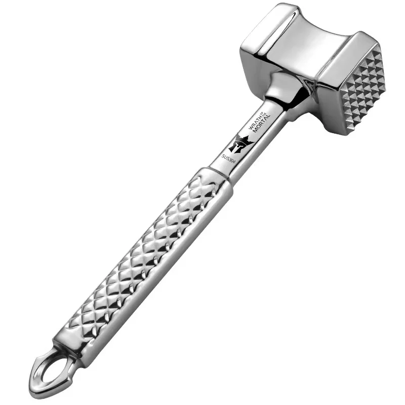Meat tenderizer hammer tool, steak meat hammer, used for tenderizing steak, beef, poultry, chicken breast and crushing nuts
Meat tenderizer hammer tool, steak meat hammer, used for tenderizing steak, beef, poultry, chicken breast and crushing nuts