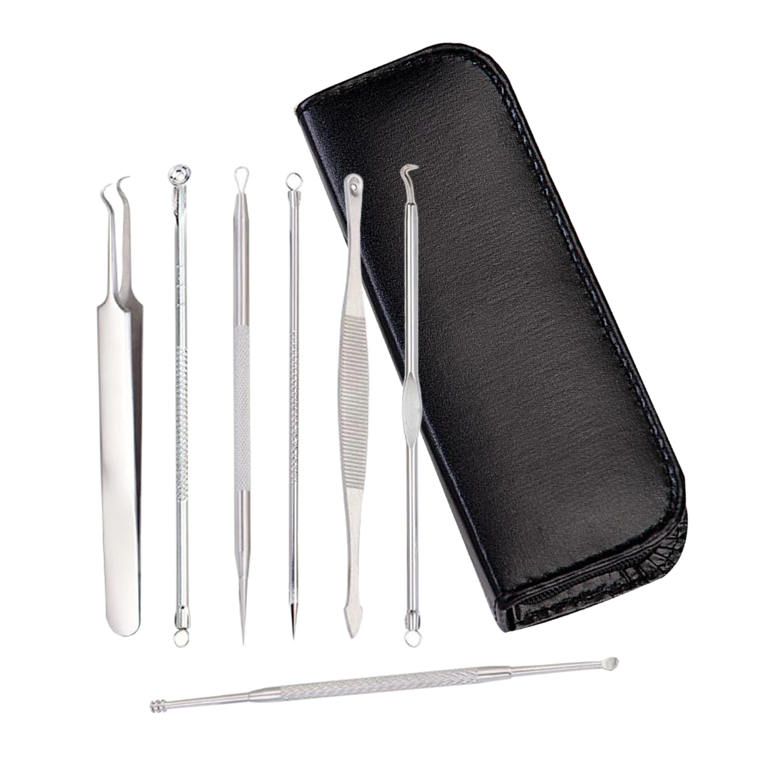 Blackhead Remover Cleaner Tweezers Whitehead Acne Comedone Needles Extractor 
Blackhead Remover Cleaner Tweezers Whitehead Acne Comedone Needles Extractor