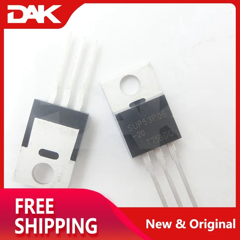 10 шт. SUP53P06 20 220 P Channel 60 V (D S) MOSFET IC чип|Перемычки| |
