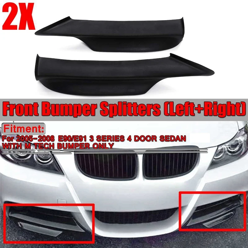 2 шт., автомобильные передние бамперы для BMW E90 E91 3 серии 4Dr Sedan M-Tech 2005-2008
2 шт., автомобильные передние бамперы для BMW E90 E91 3 серии 4Dr Sedan M-Tech 2005-2008
