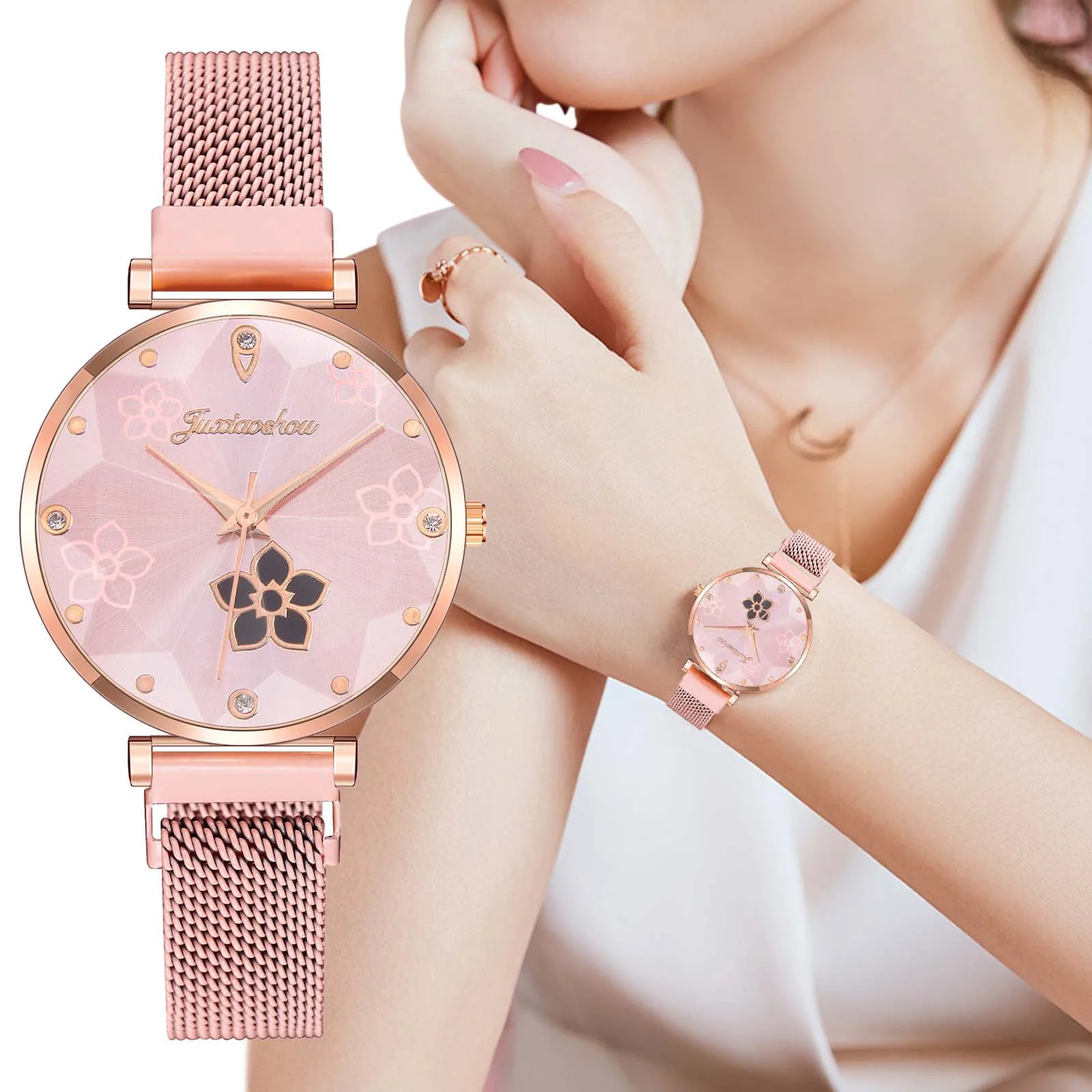 Fashion Women Printed Dial Watches Casual Ladies Stainless Steel Belt Dress Wrist Watch Dress Accessories браслет женский 2021 
Fashion Women Printed Dial Watches Casual Ladies Stainless Steel Belt Dress Wrist Watch Dress Accessories браслет женский 2021