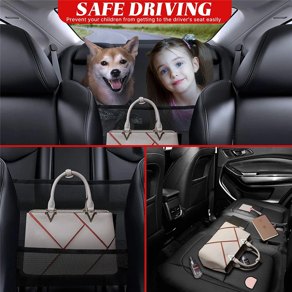 Car net pocket handbag bracket car seat storage seat storage pet net barrier car mesh bag car interior accessories
Car net pocket handbag bracket car seat storage seat storage pet net barrier car mesh bag car interior accessories