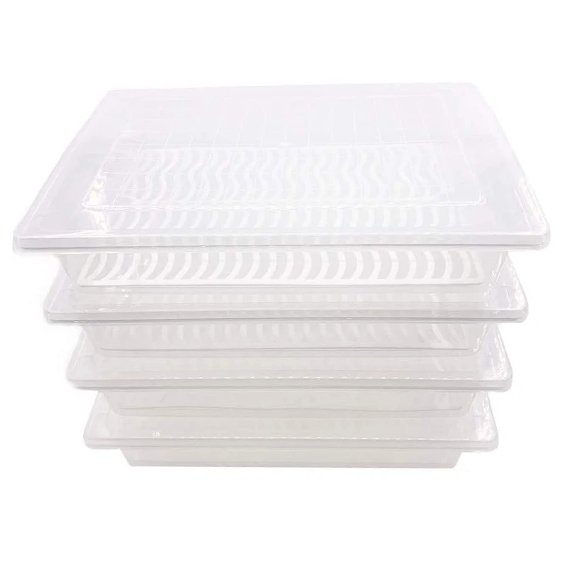 Food Storage Container, Plastic Food Containers with Removable Drain Plate and Lid, Stackable Portable Freezer Storage
Food Storage Container, Plastic Food Containers with Removable Drain Plate and Lid, Stackable Portable Freezer Storage