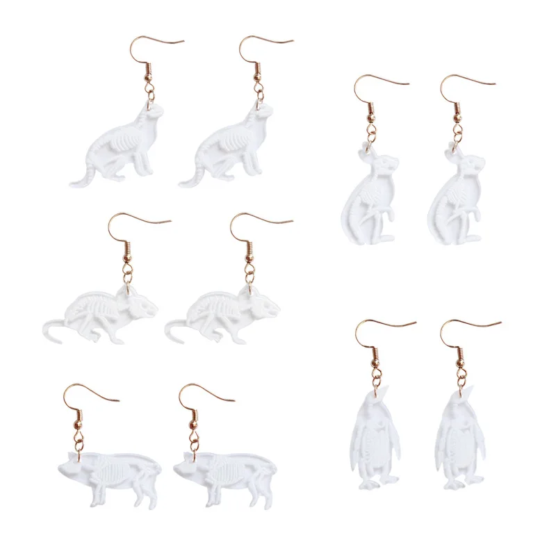 DoreenBeads Halloween Earrings Animal Skeleton Framework Bone Clear Acrylic Pendant Earring Fashion Women's Jewelry 1 Pair
DoreenBeads Halloween Earrings Animal Skeleton Framework Bone Clear Acrylic Pendant Earring Fashion Women's Jewelry 1 Pair