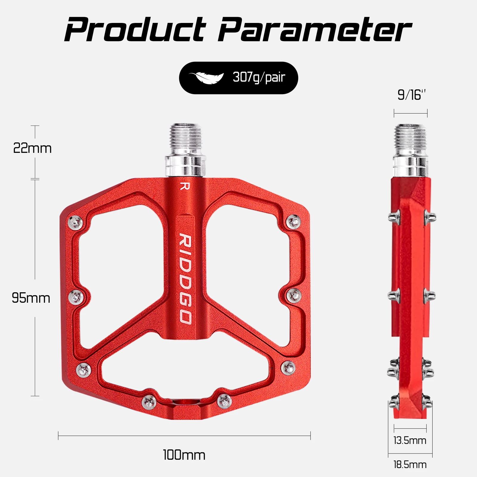 RIDDGO Flat Bike Pedals MTB Road 3 Sealed Bearings Bicycle Pedals Mountain Bike Pedals Wide Platform Pedales Bicicleta Accessori
RIDDGO Flat Bike Pedals MTB Road 3 Sealed Bearings Bicycle Pedals Mountain Bike Pedals Wide Platform Pedales Bicicleta Accessori