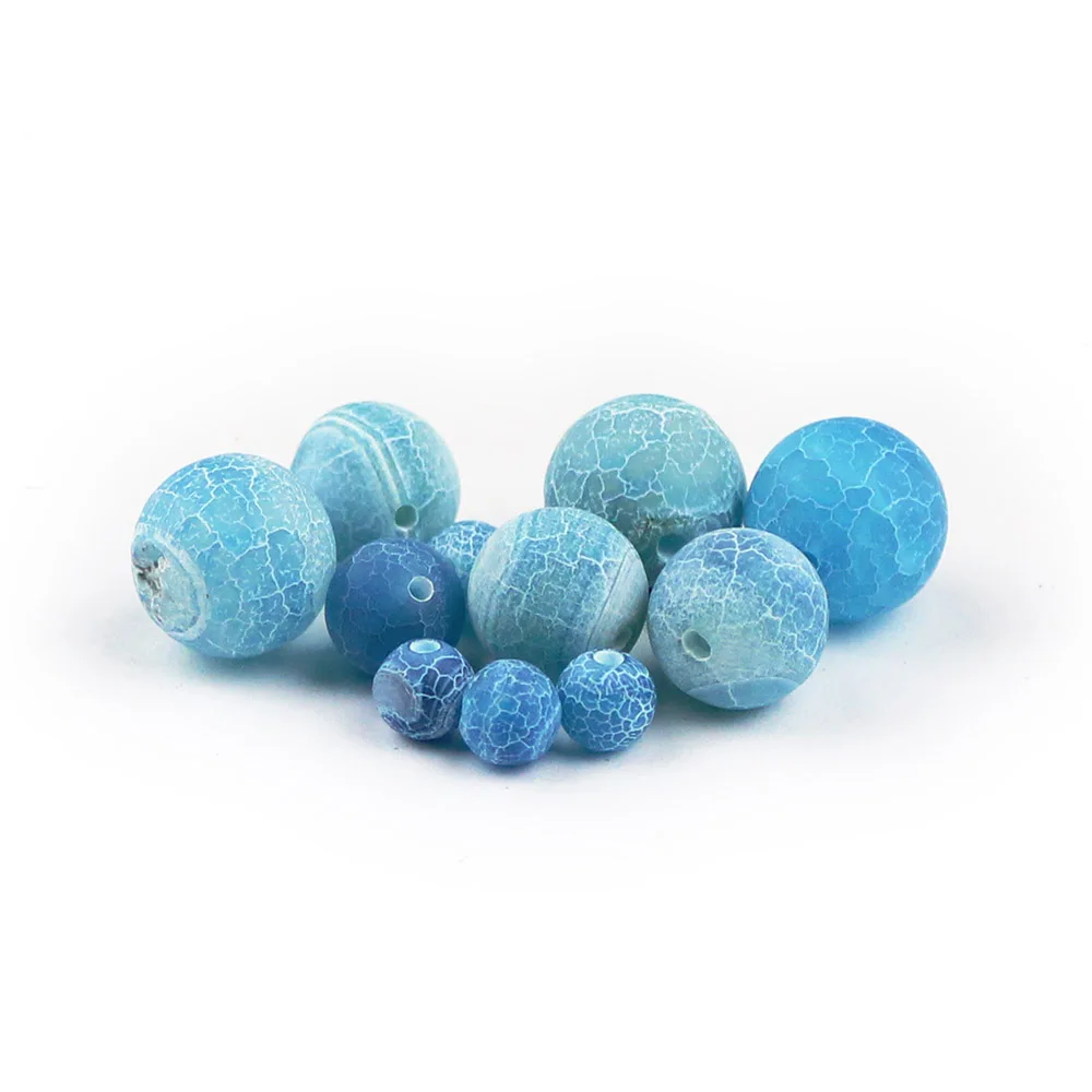 RBFHYER Natural Lake Blue Stone Weathered carnelian beads for Jewelry Making DIY Charm Bracelet 15'' 6/8/10/12MM
RBFHYER Natural Lake Blue Stone Weathered carnelian beads for Jewelry Making DIY Charm Bracelet 15'' 6/8/10/12MM