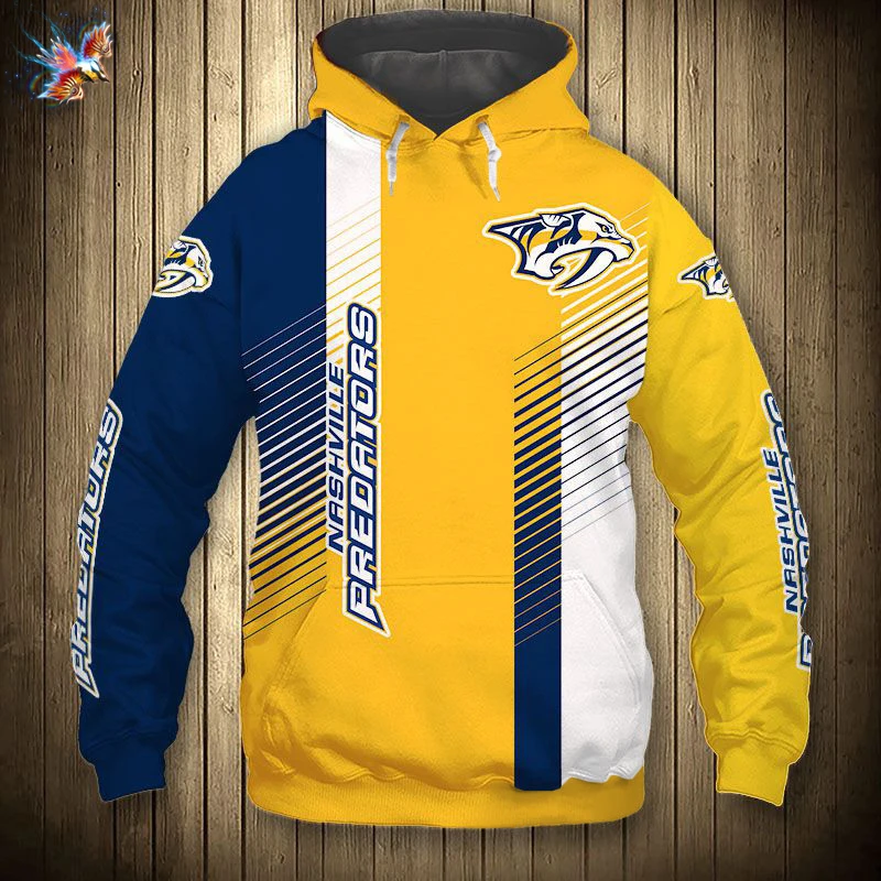 Lightweight Nashville Men's Casual 3D Hoodie Blue and Yellow Stitching Cartoon Tiger Print Predator Sweater Plus Size Hot Sale
Lightweight Nashville Men's Casual 3D Hoodie Blue and Yellow Stitching Cartoon Tiger Print Predator Sweater Plus Size Hot Sale