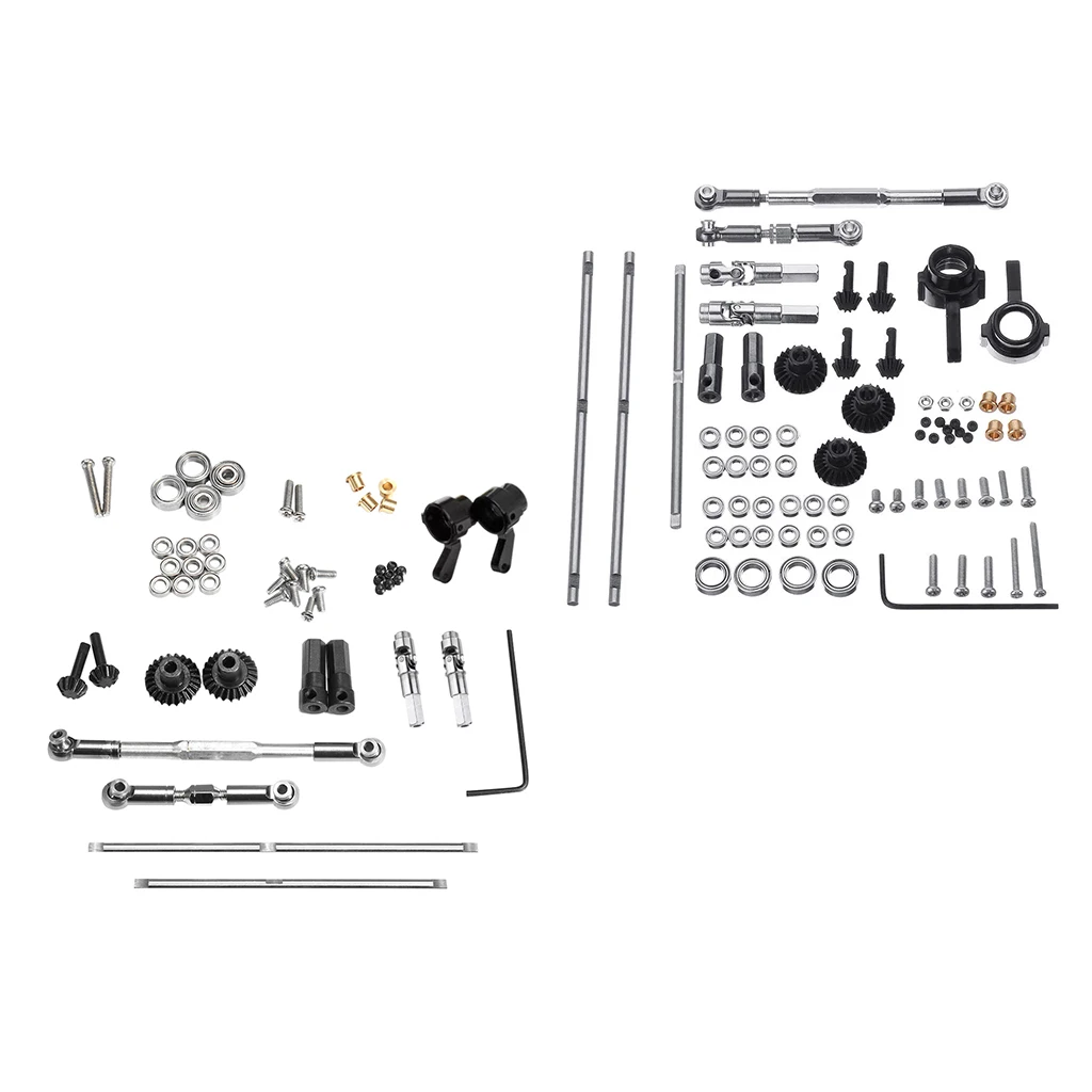 Upgrades Kit Metal Gear Axle Bearings for WPL C14 C34 Q63 RC Crawler Car Truck Spare Parts
Upgrades Kit Metal Gear Axle Bearings for WPL C14 C34 Q63 RC Crawler Car Truck Spare Parts