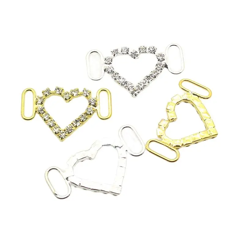 New Bra Swimsuit Metal Rhinestones Heart Crystal Buckles 10Pcs/Lot Shoes Belt Ribbon Fitting Buckle Decoration Sewing Accessorie 
New Bra Swimsuit Metal Rhinestones Heart Crystal Buckles 10Pcs/Lot Shoes Belt Ribbon Fitting Buckle Decoration Sewing Accessorie
