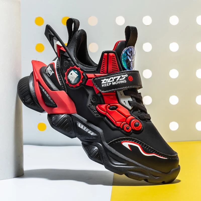 Children's Sneakers Kids Shoes Breathable Mecha Cartoons Sports Shoes For Boys Girls Leather Waterproof Casual Walking Shoes
Children's Sneakers Kids Shoes Breathable Mecha Cartoons Sports Shoes For Boys Girls Leather Waterproof Casual Walking Shoes
