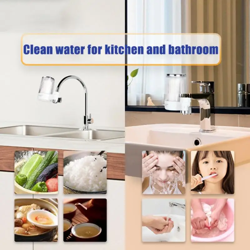 New Faucet Ceramic Water Purifier 5 Levels Of Filtration Double Outlet Water Household Shower Kitchen Water Filter Nozzle Water
New Faucet Ceramic Water Purifier 5 Levels Of Filtration Double Outlet Water Household Shower Kitchen Water Filter Nozzle Water